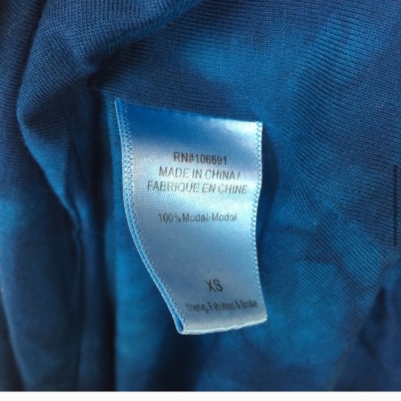 YFB Blue Tie Dye Modal Dress - XS - Picture 6 of 8